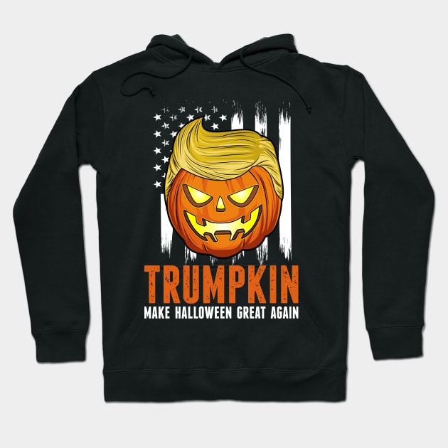 Funny Trumpkin Make Halloween Great Again Gift Hoodie by HCMGift